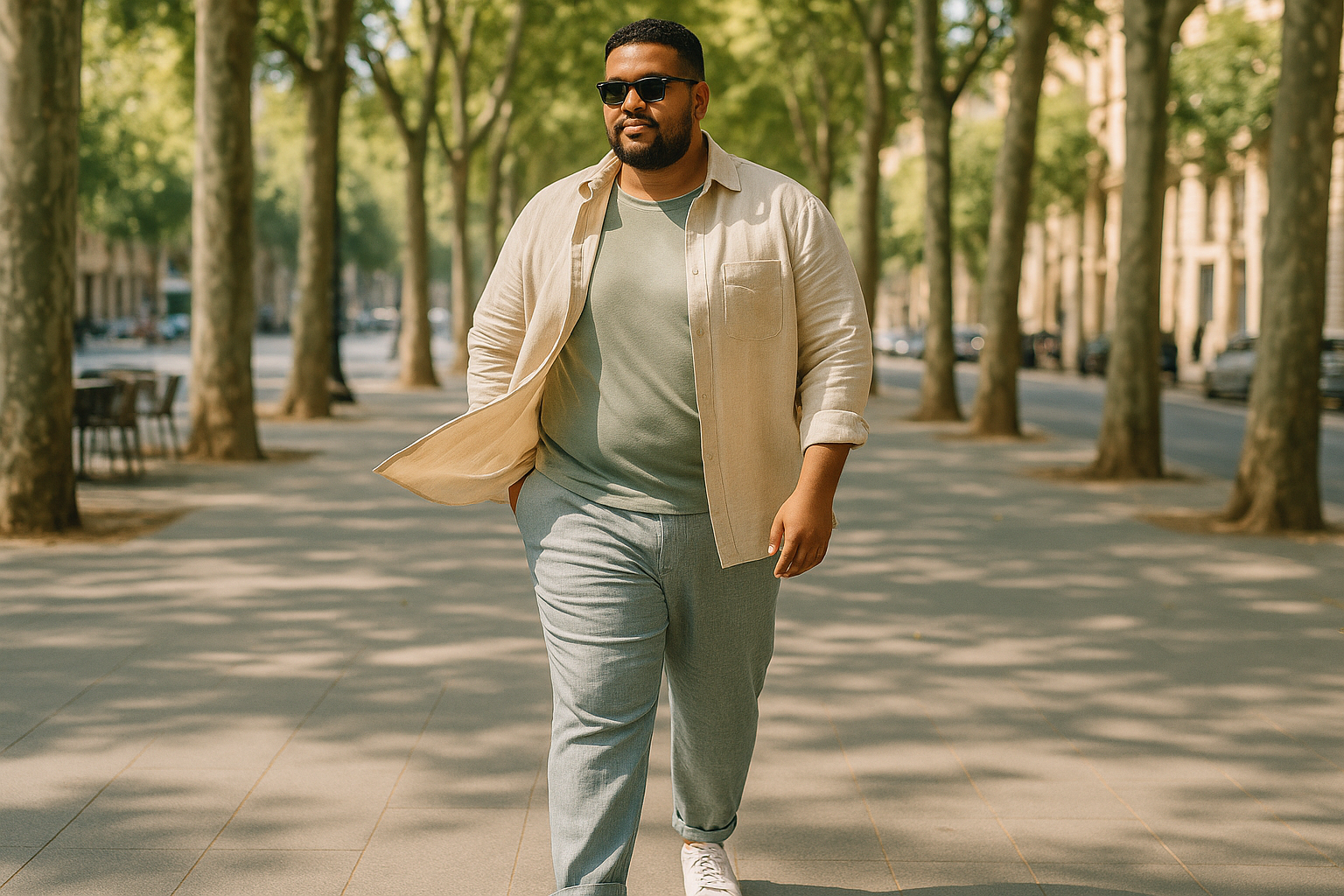 Grote maten herenkleding voor warm weer