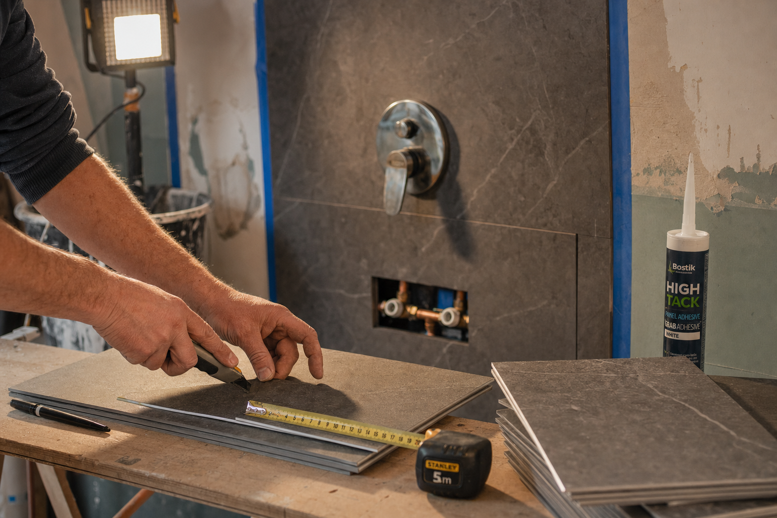 Stap voor stap PVC wandtegels plaatsen