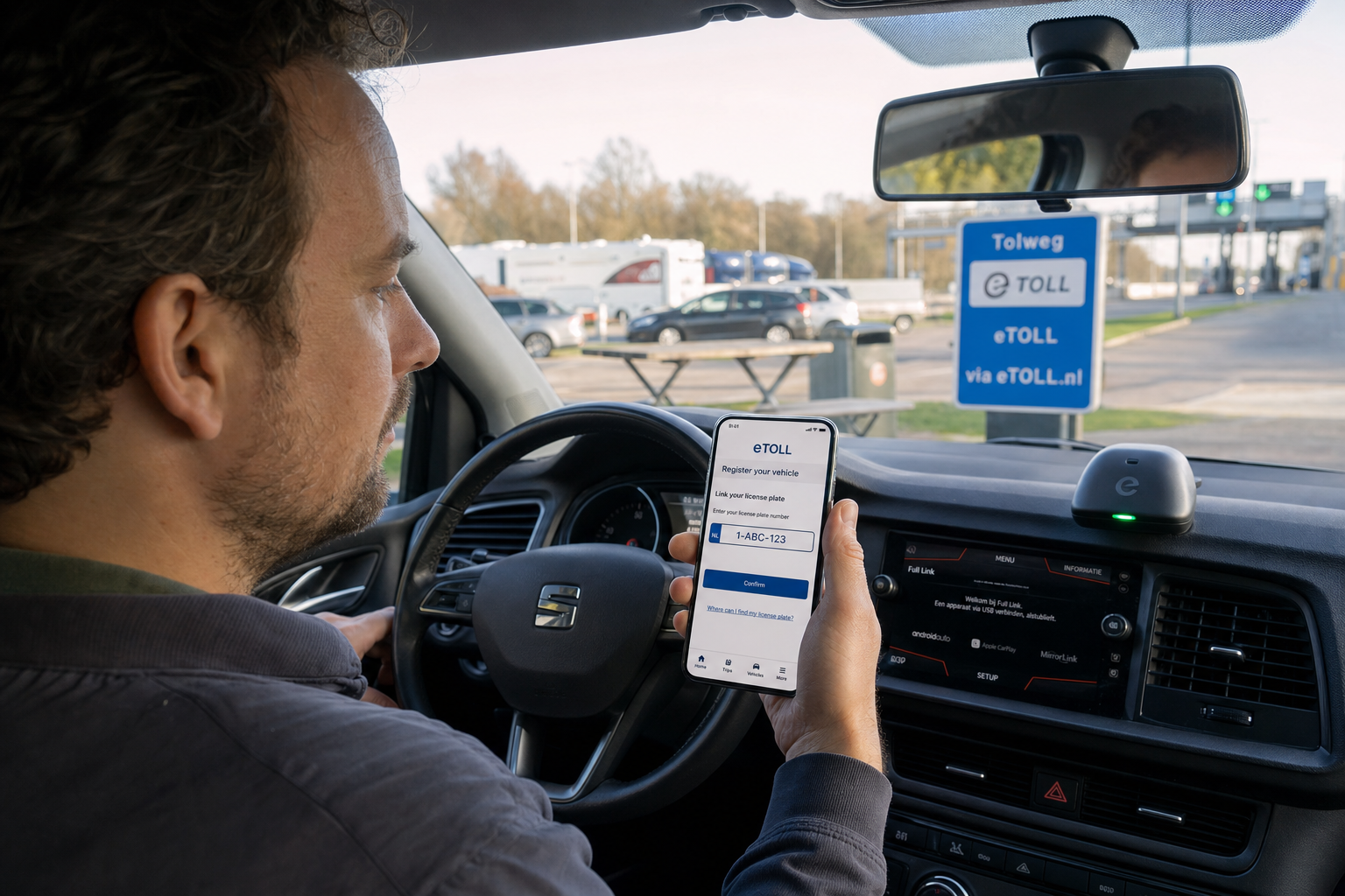 eTOLL systeem voor tolwegen
